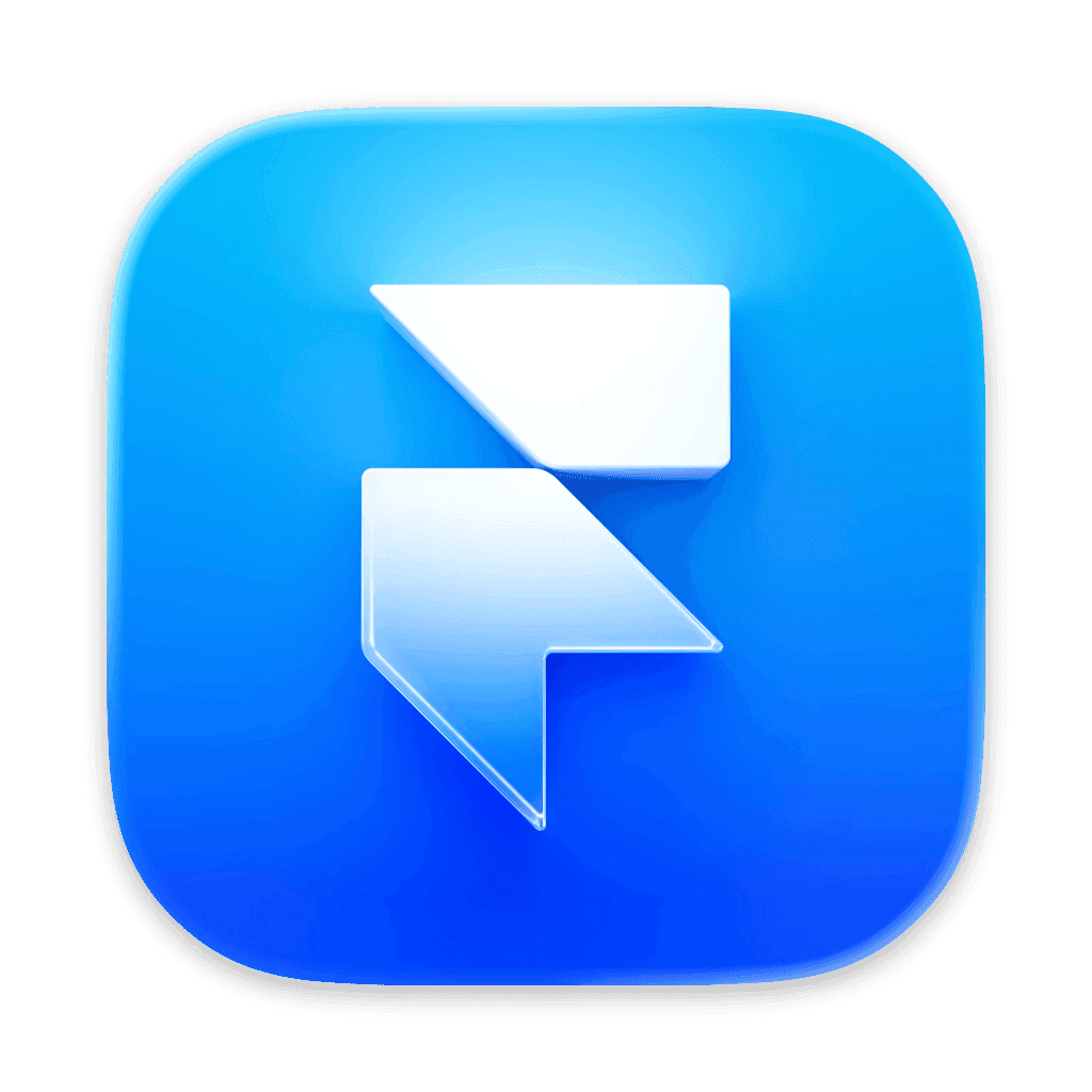 Framer 3d transparent logo