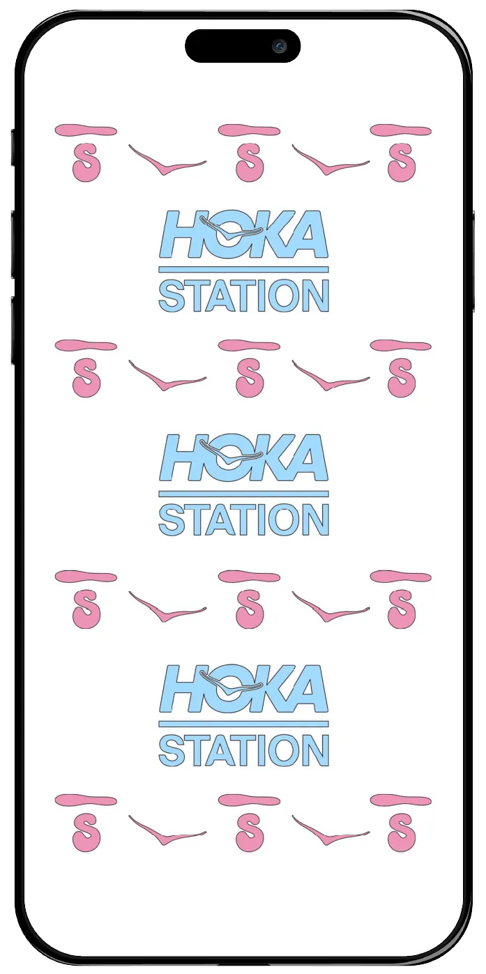 Maquettes d'interfaces UI de l'application mobile de testing et d'inscription pour l'événement Hoka.