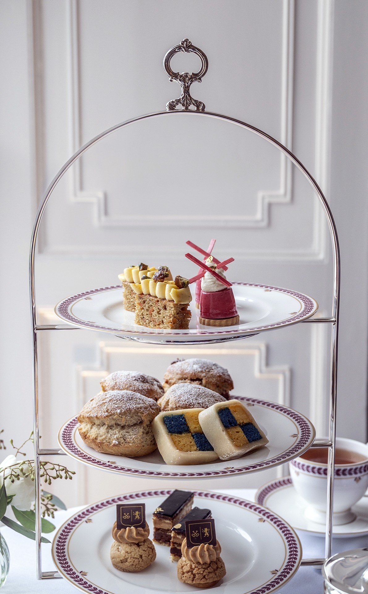 Afternoon tea in the Queen Anne Room at Cashel Palace, Ireland
