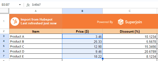 Set Decimal Places