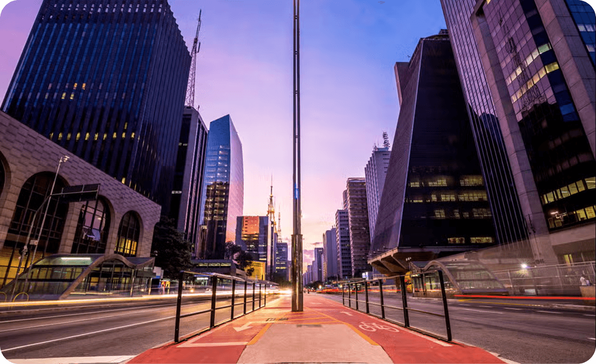 Tour panorámico nocturno por São Paulo
