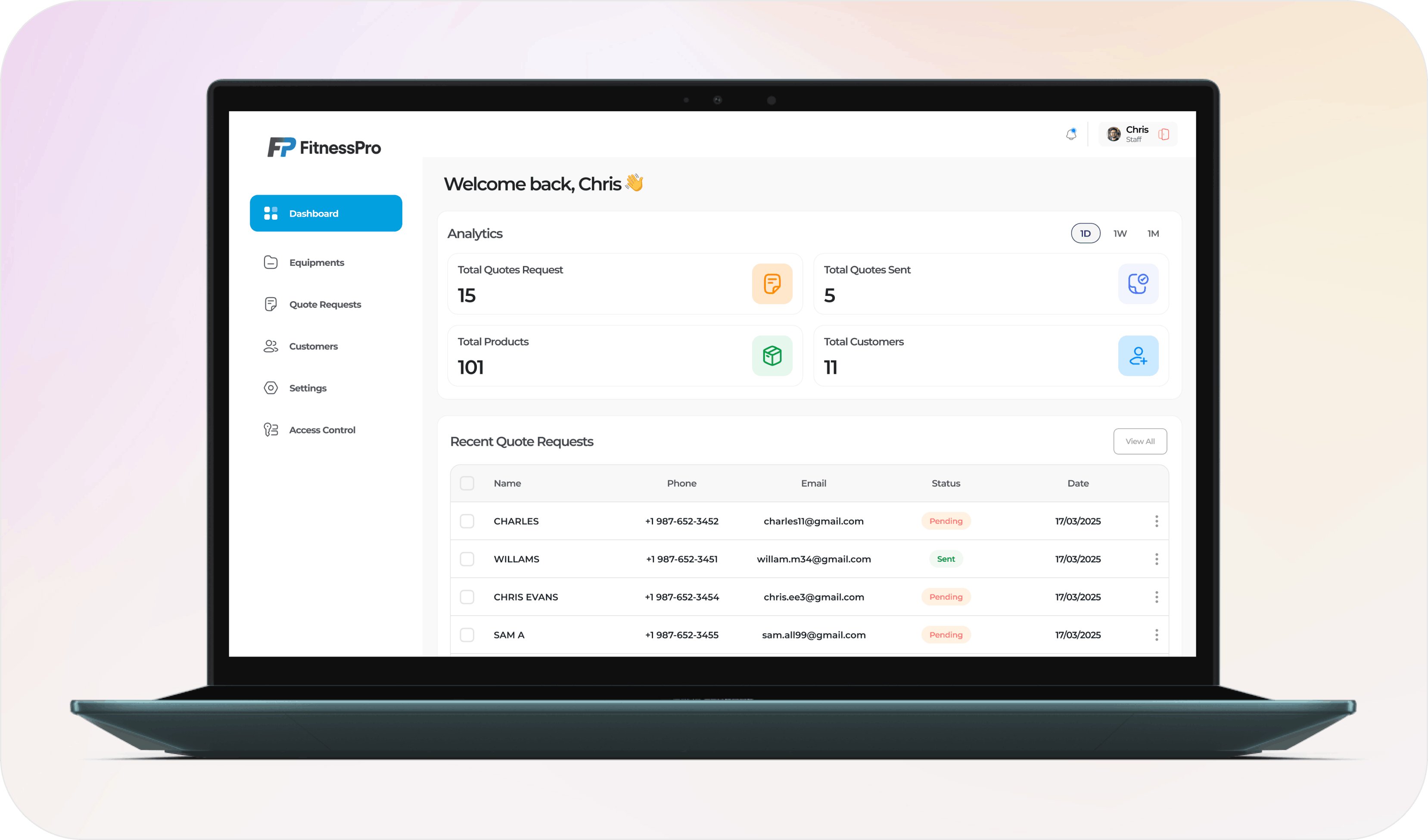 Admin Dashboard