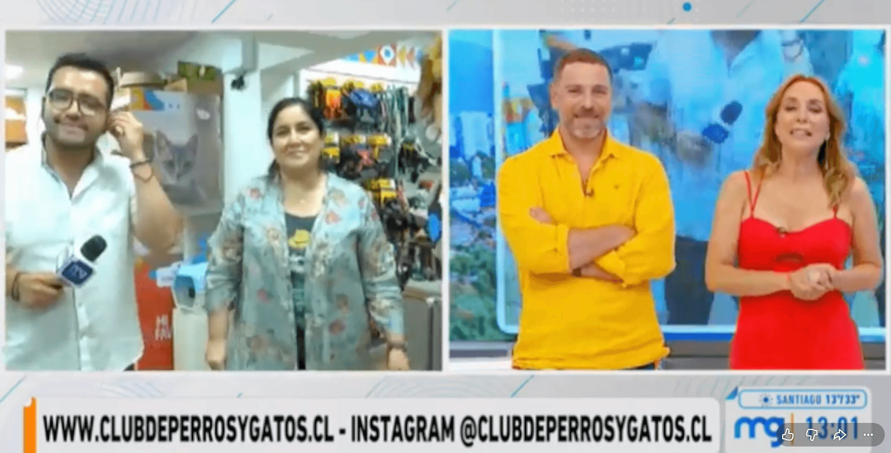Captura o respaldo documental de la aparición de Aracely Cretier en medios