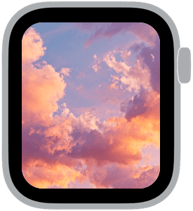 cloud drift Apple Watch face preview 1 featuring autumn, summer, and spring.