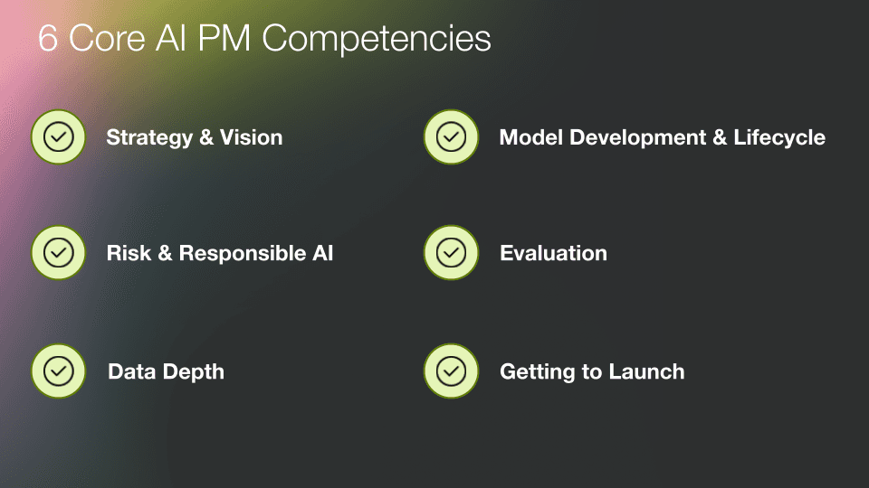 6 AI pm competencies