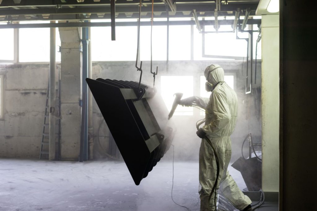 commercial sandblasting