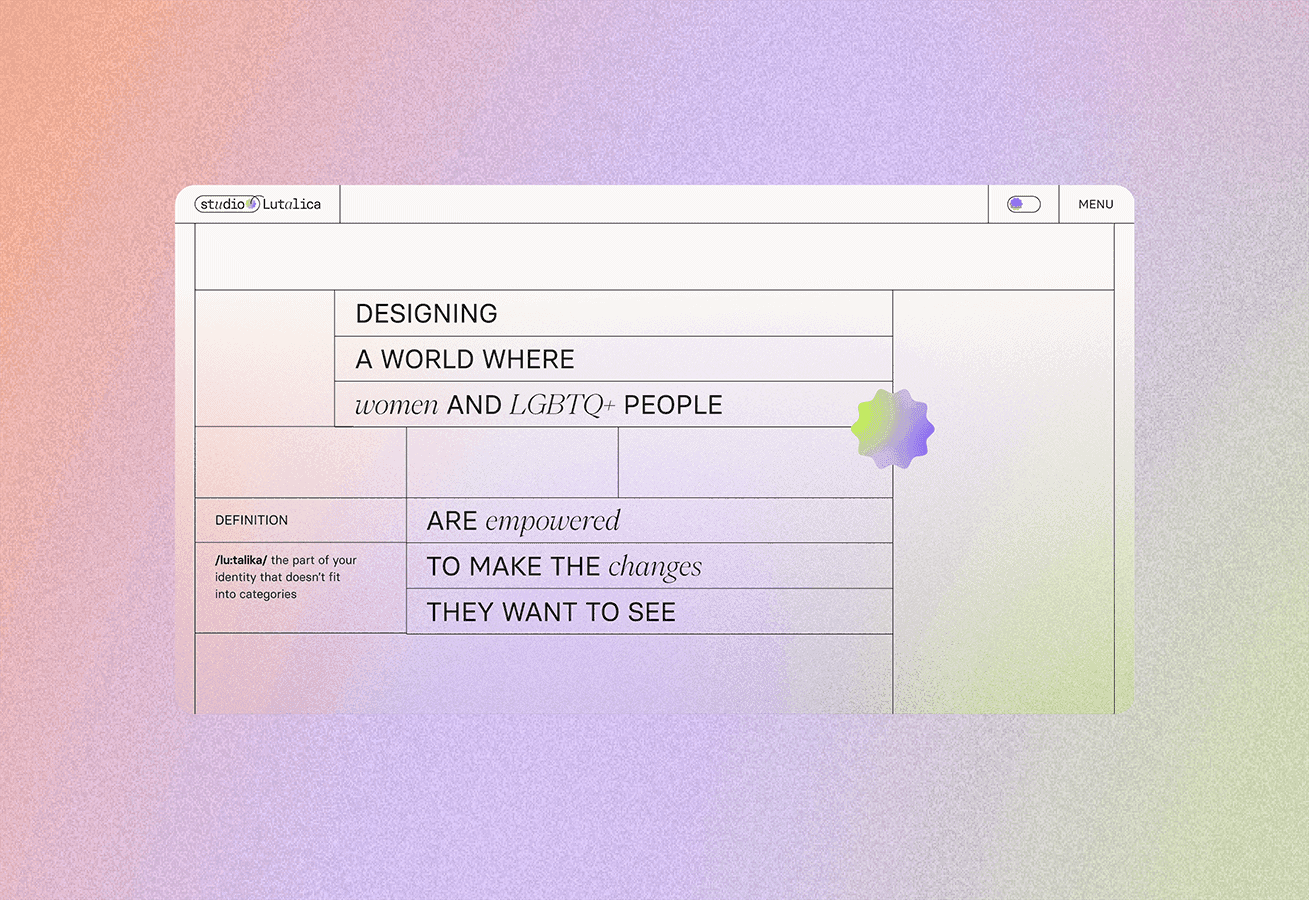 Web screenshot with new branding