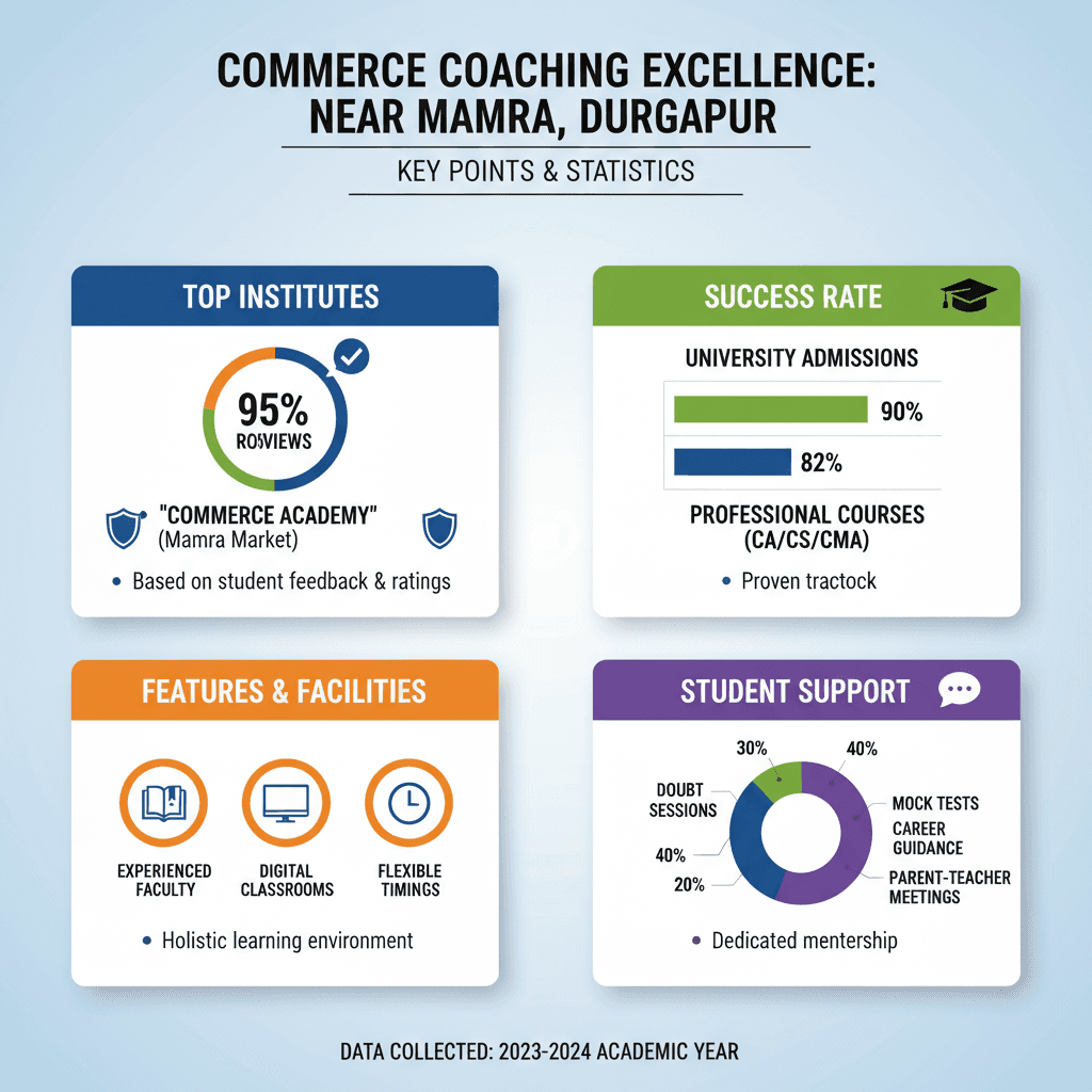 Infographic: Best Commerce Coaching Near Mamra, Durgapur