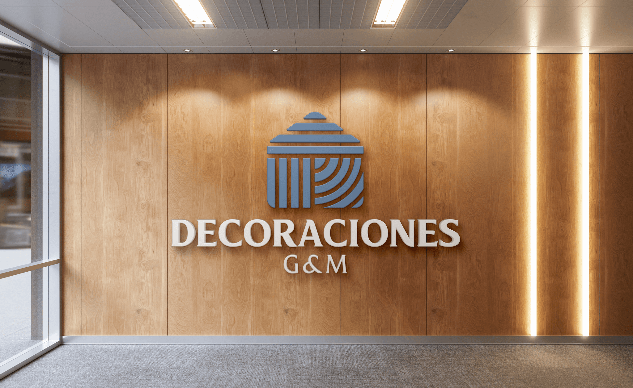 logo decoraciones g&m