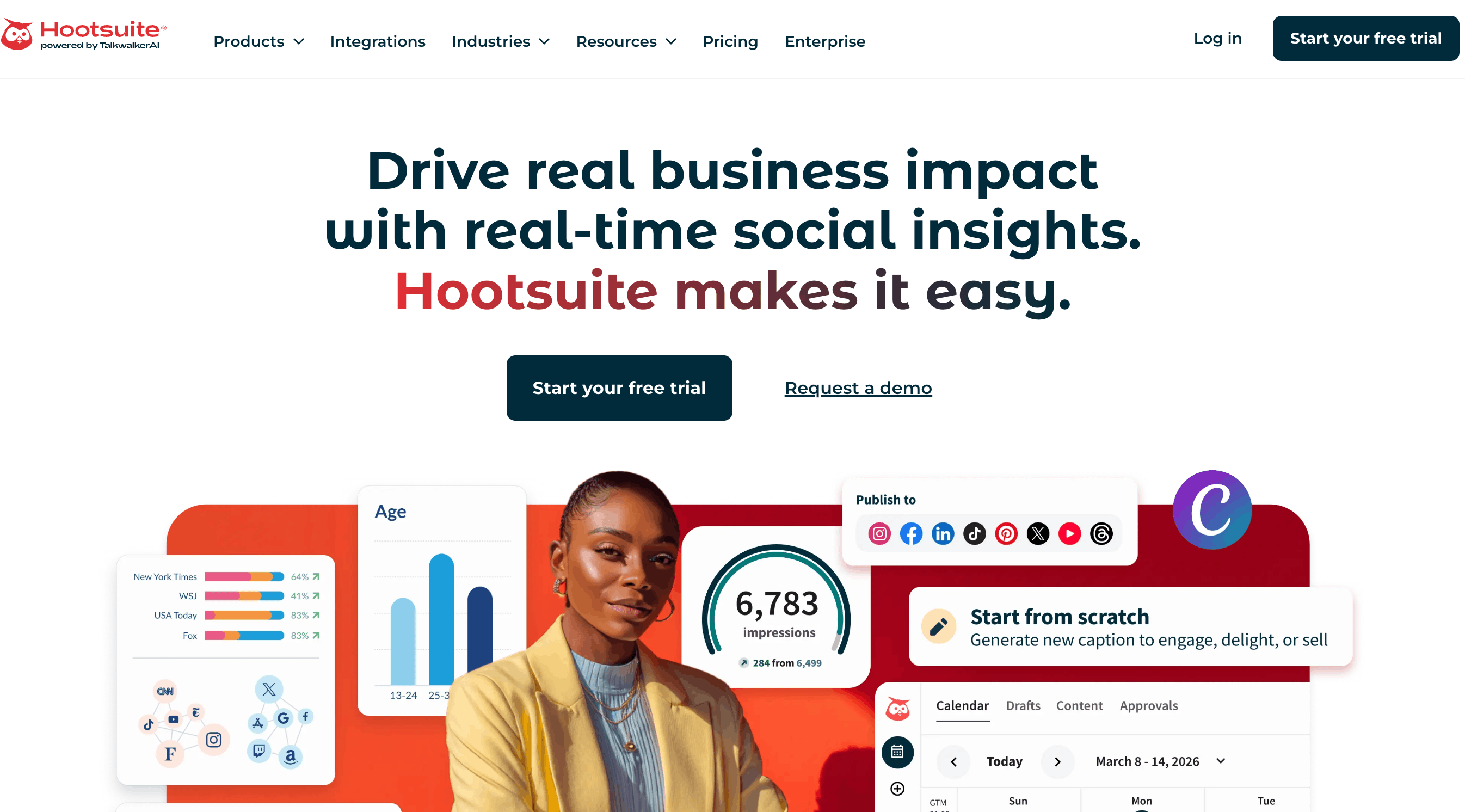 hootsuite homepage