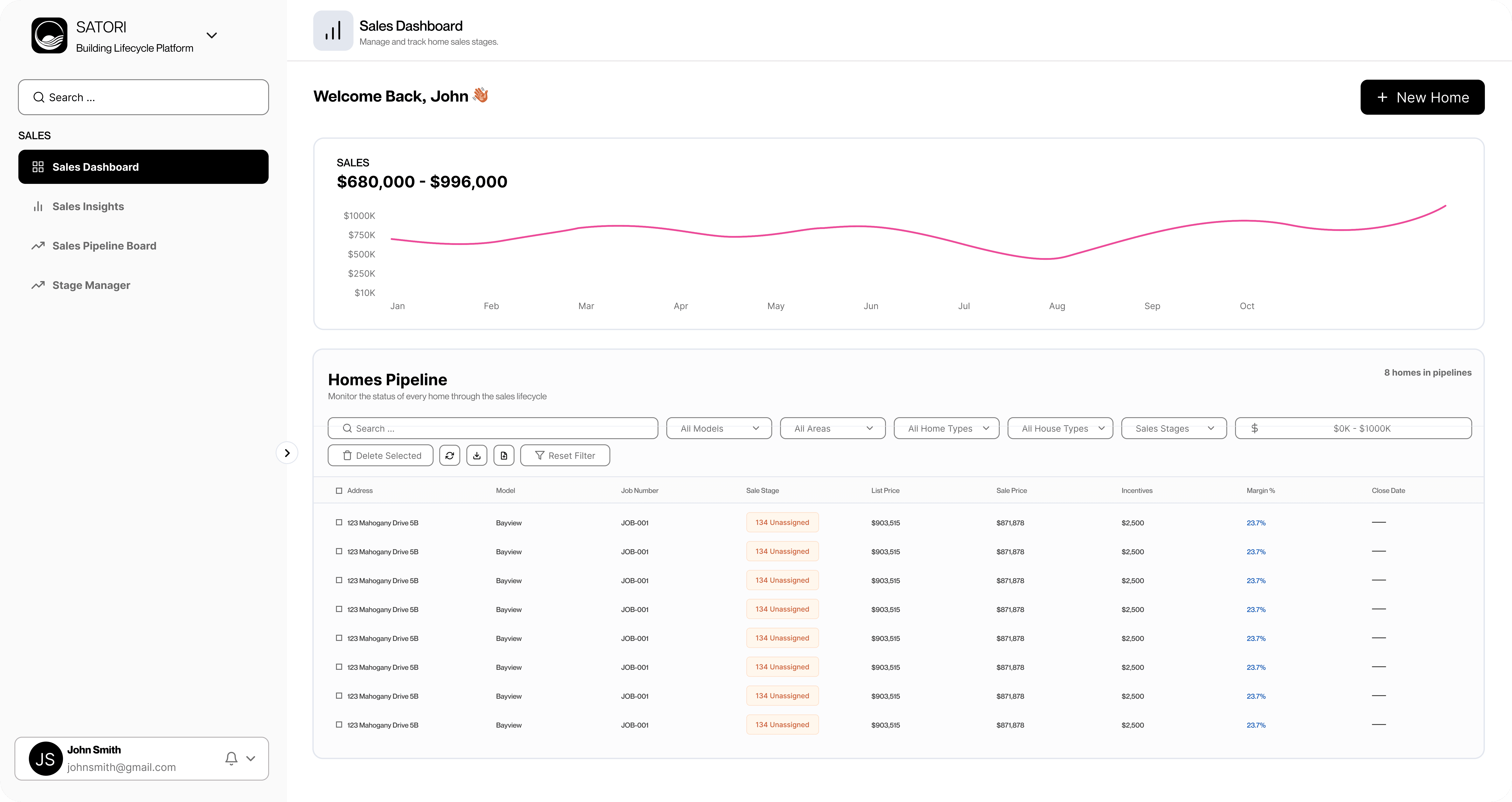 speaker with a half white half green background