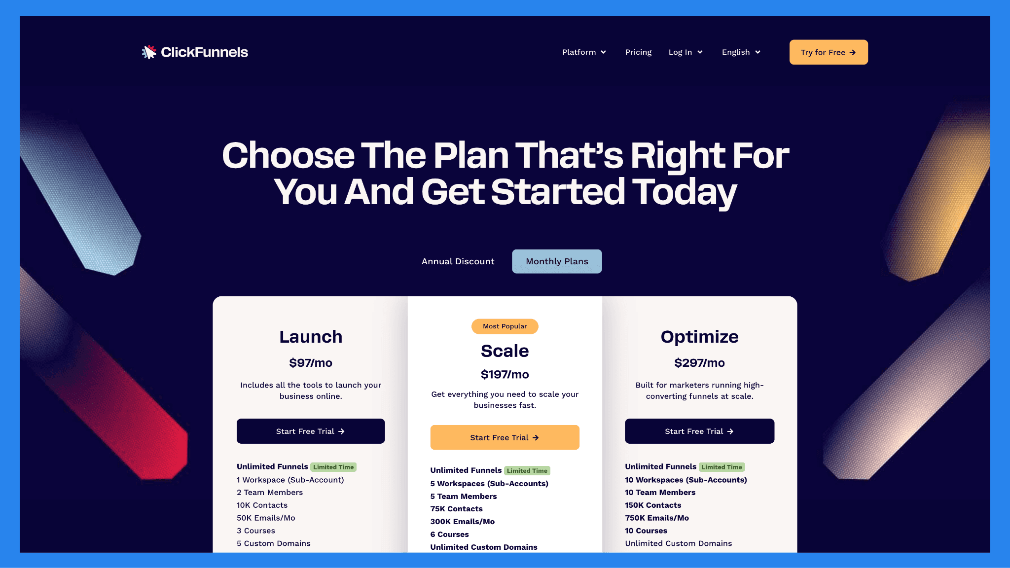 ClickFunnels Pricing Plans