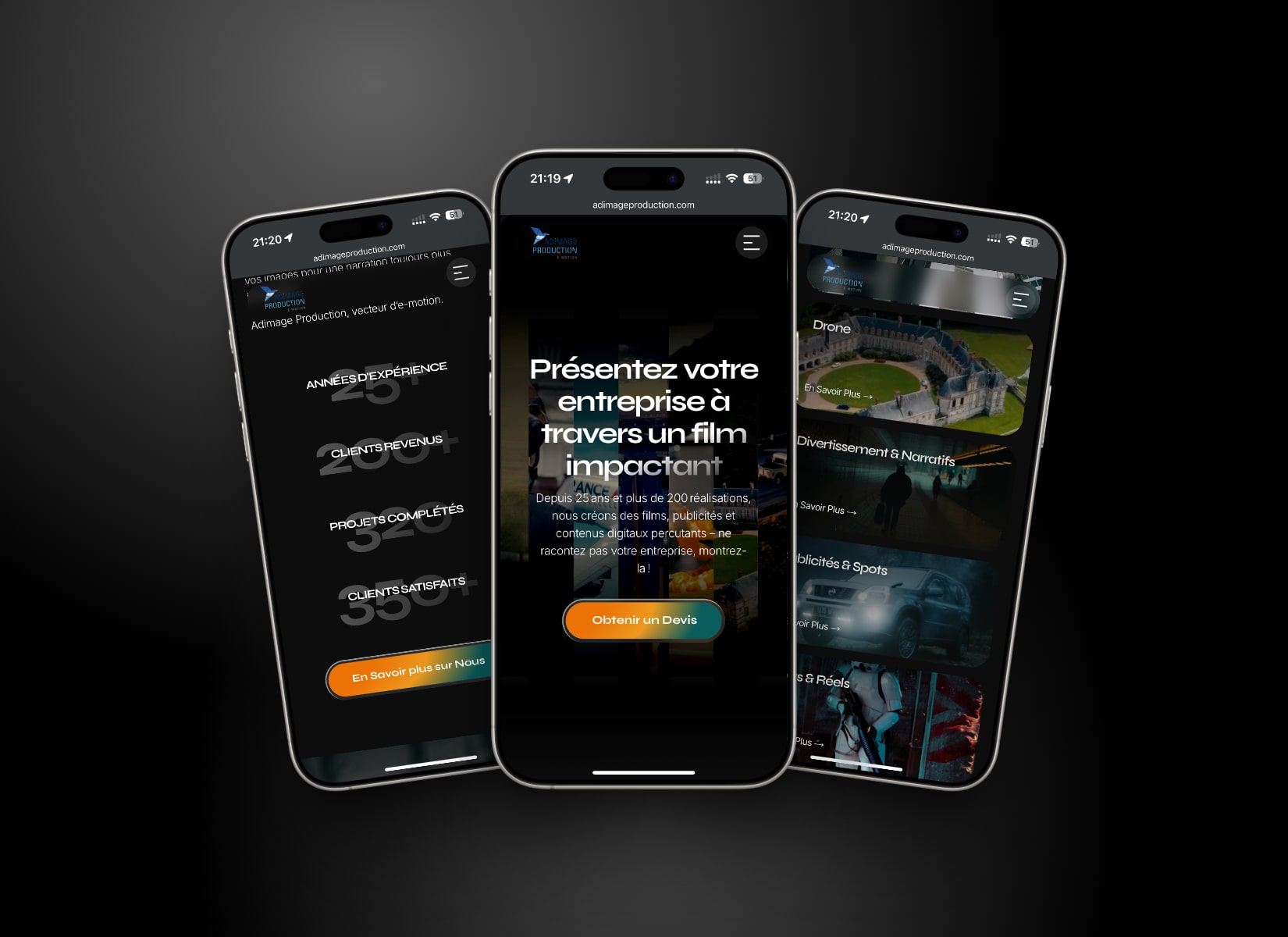 Adimage Production Mockup