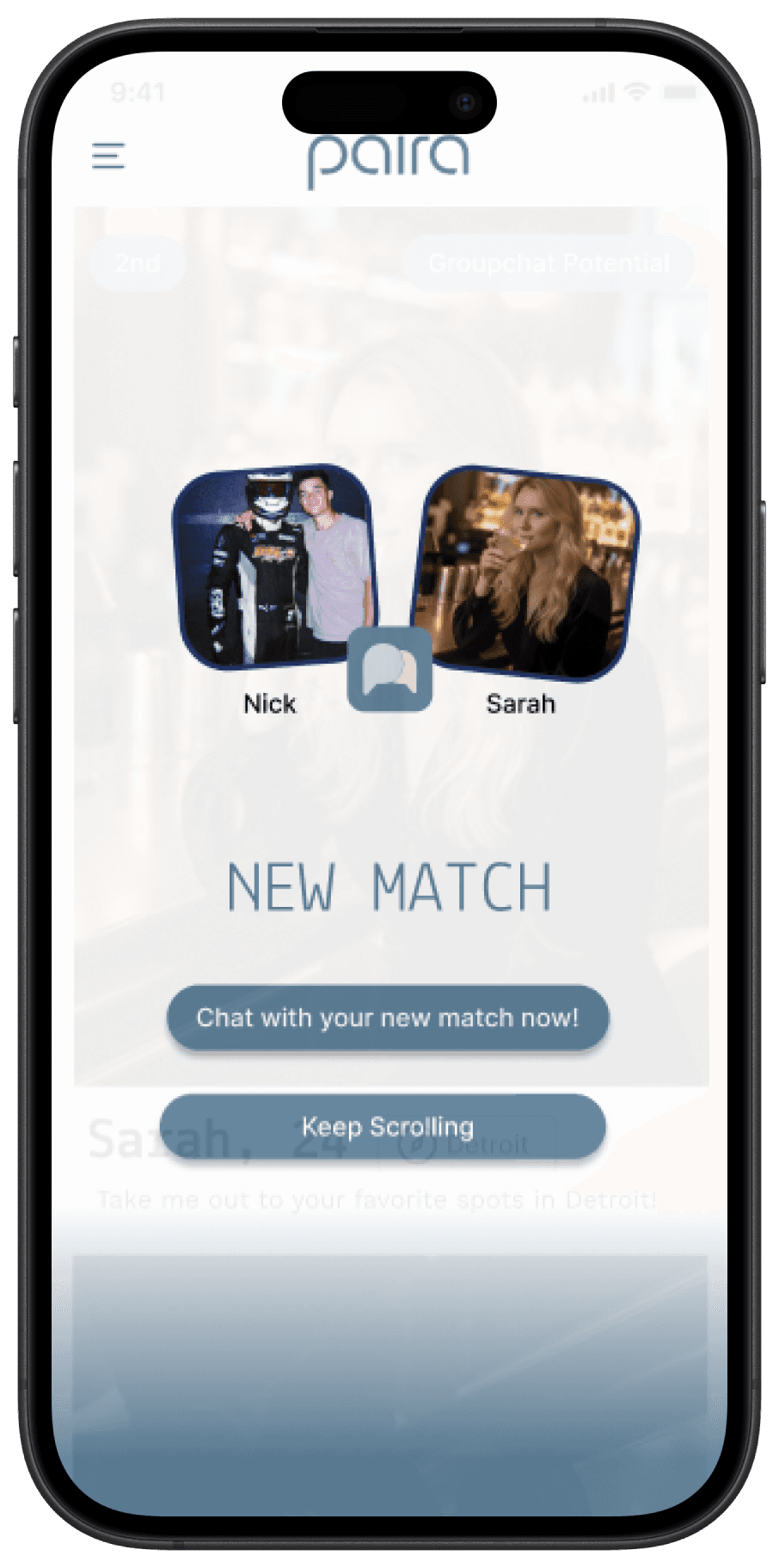 lady checking her phone and smiling