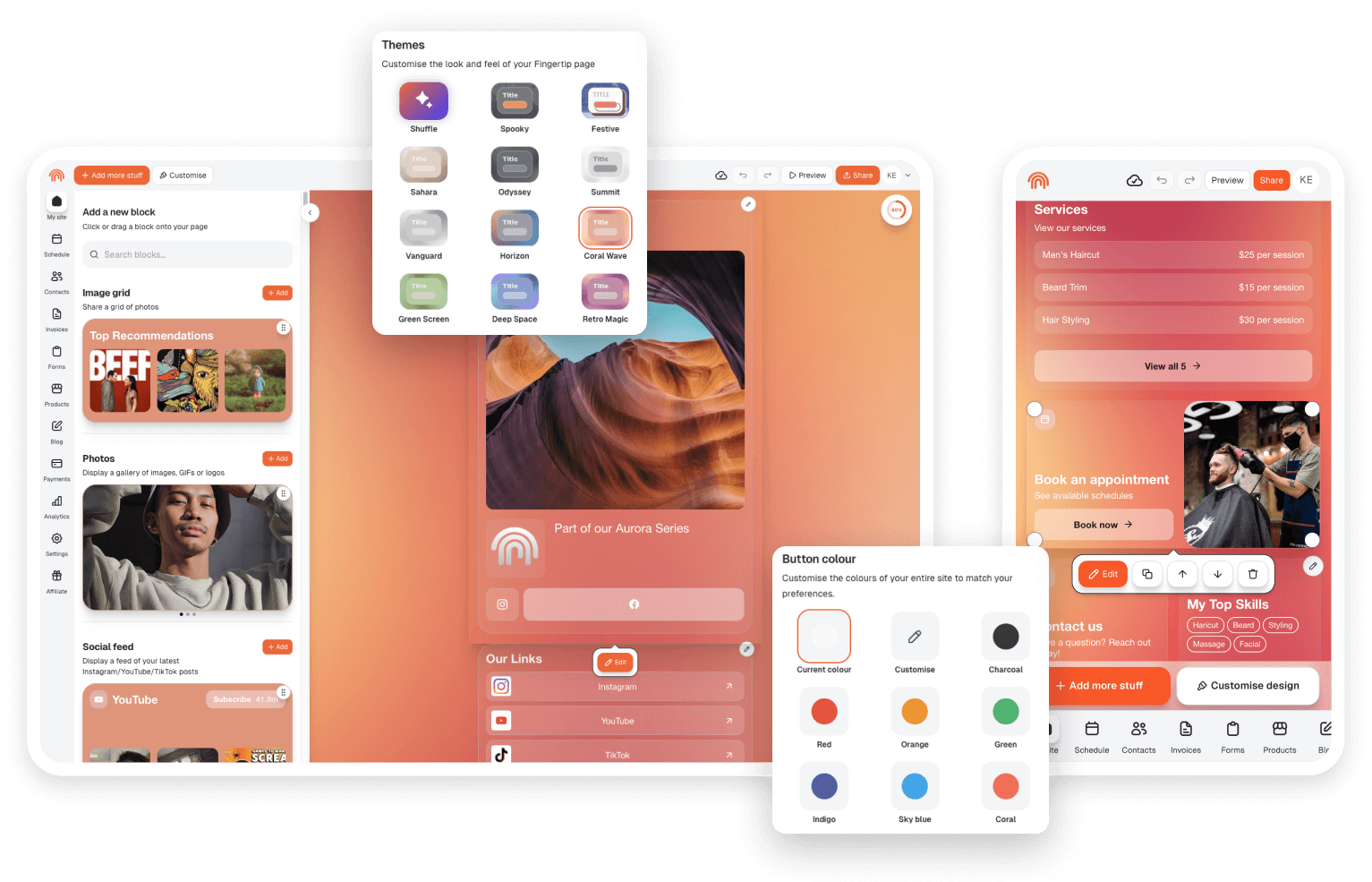 Beautiful website in minutes