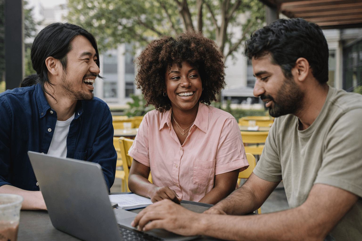 image of woman working on laptop