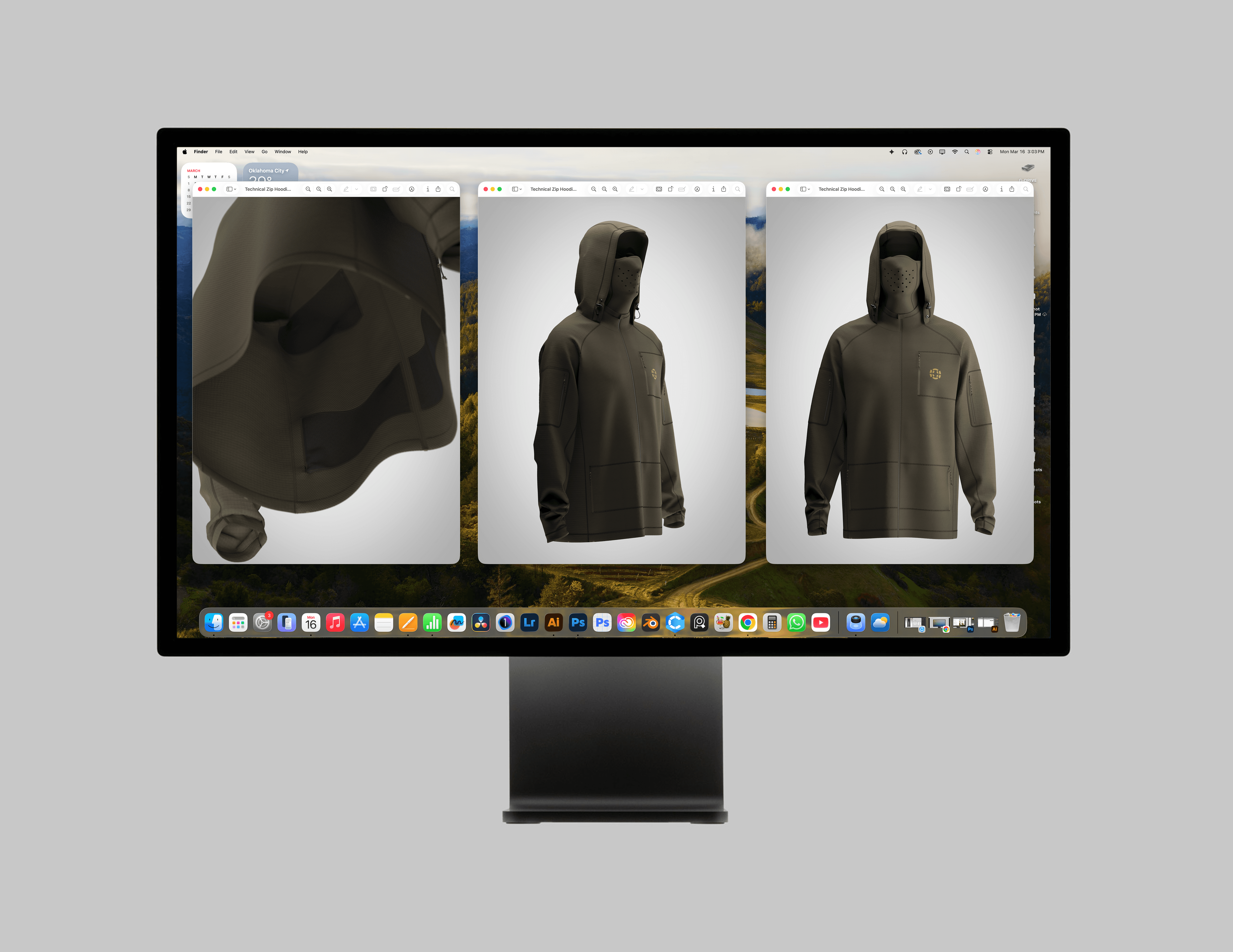 Close-up of a person’s face and lips blurred behind a sheer dark veil.