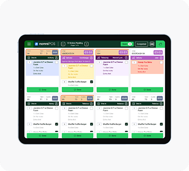 Abacus kitchen display system (KDS) to improve kitchen efficiency