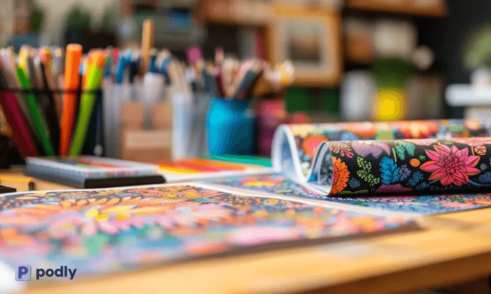Coated art paper with spiral bound book