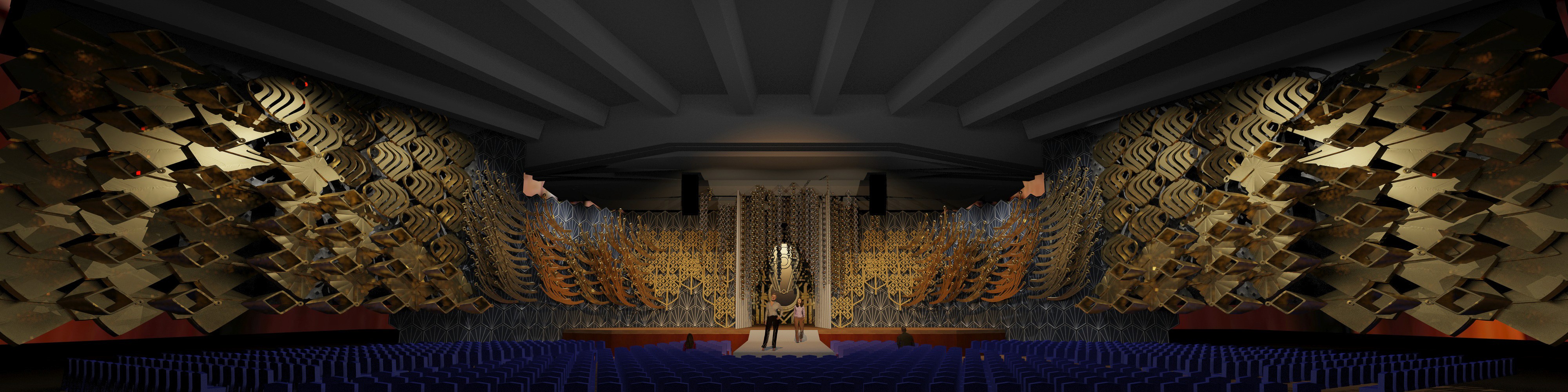 Aureal - interior projection mapping