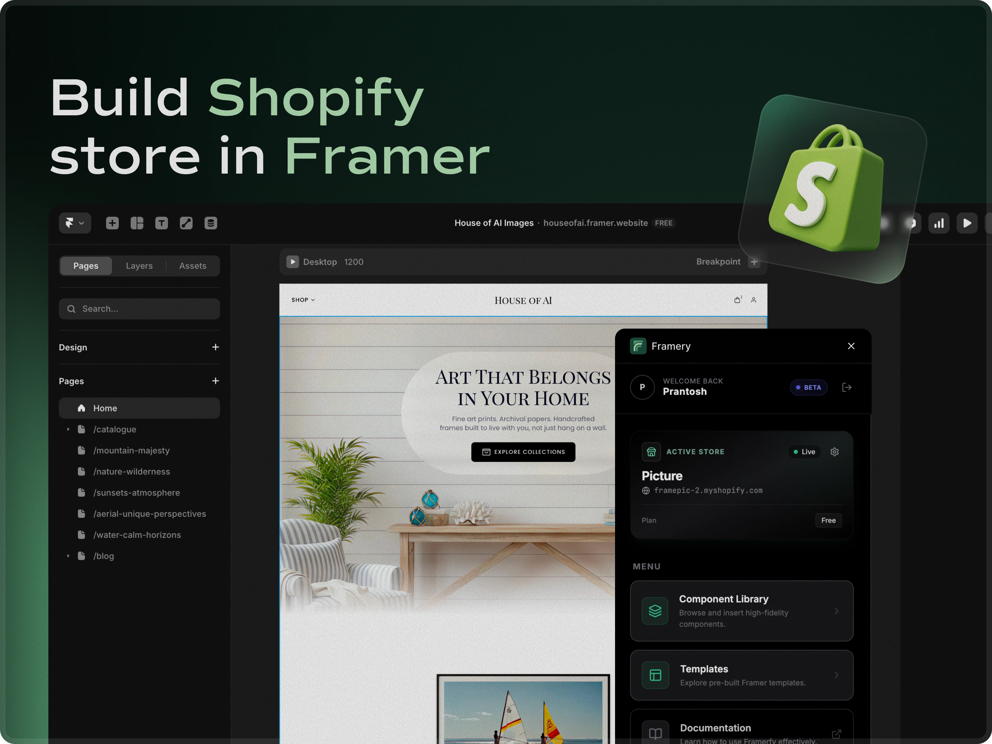 Installing Framerfy plugin in Framer Marketplace