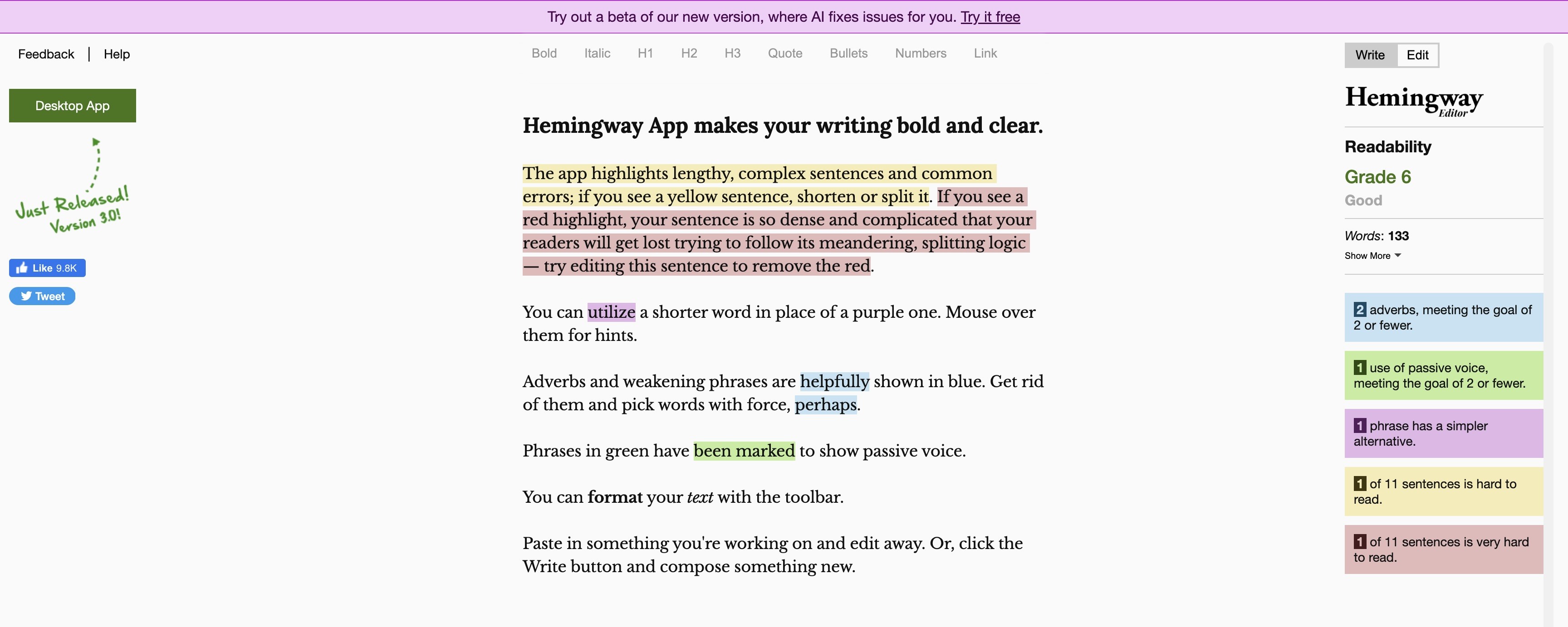 free content writing tools