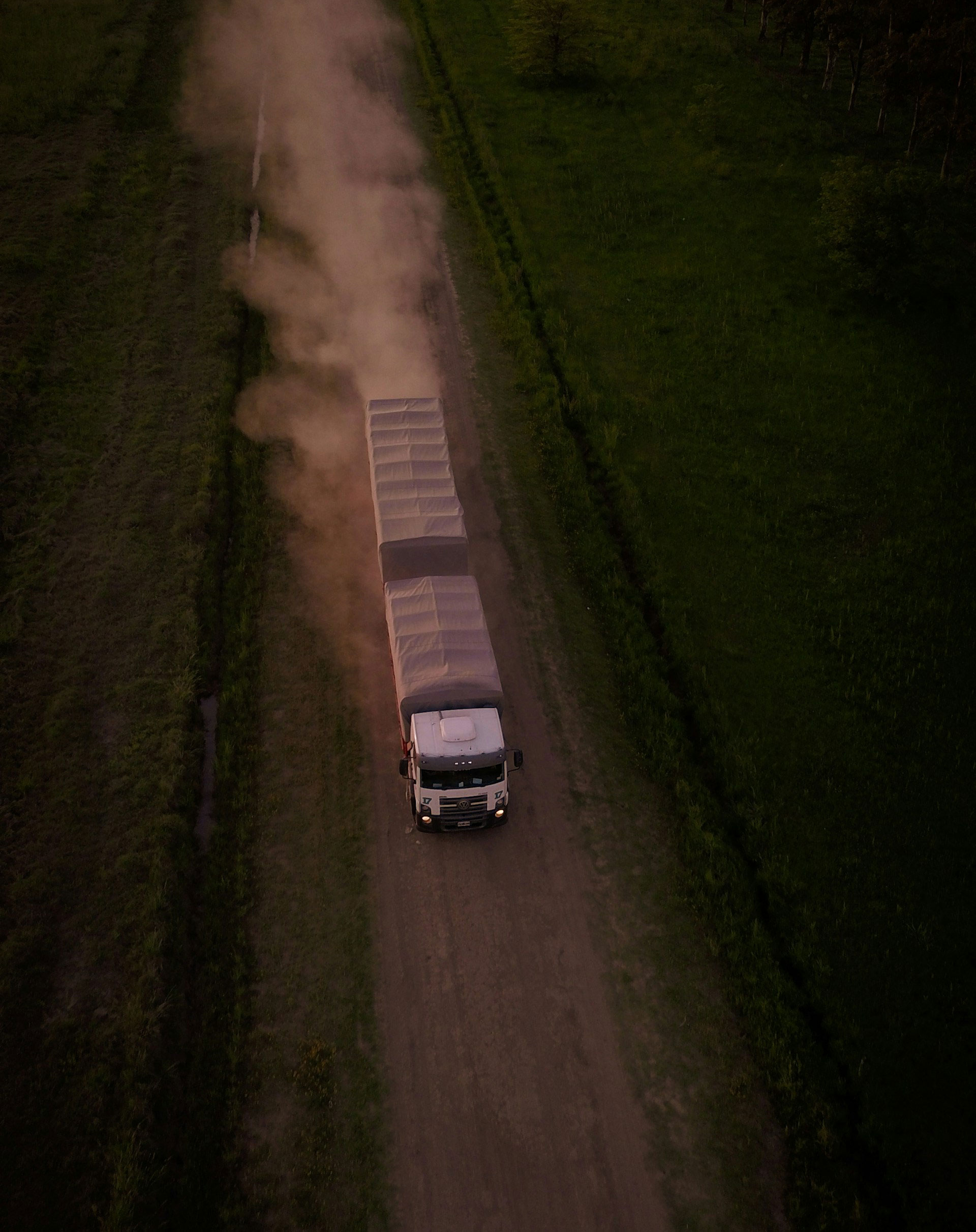Truck on the highway
