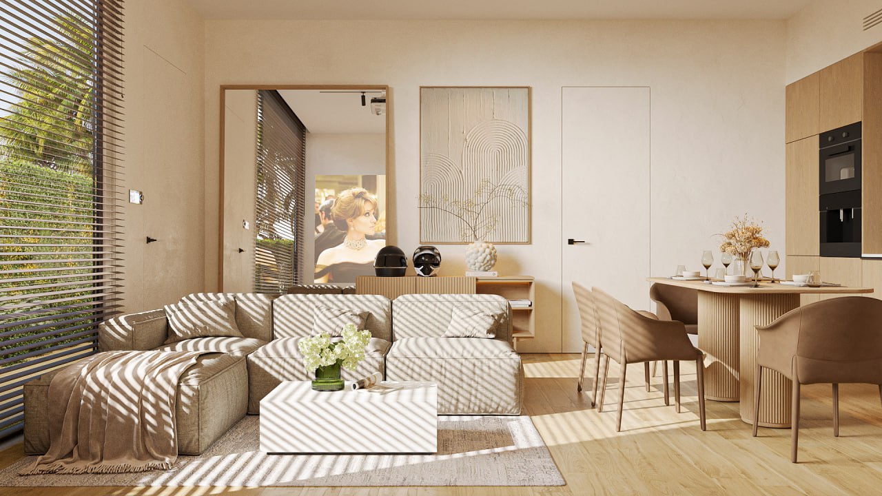 2-bedroom apartment in White Palm complex, Batu Bolong, Canggu