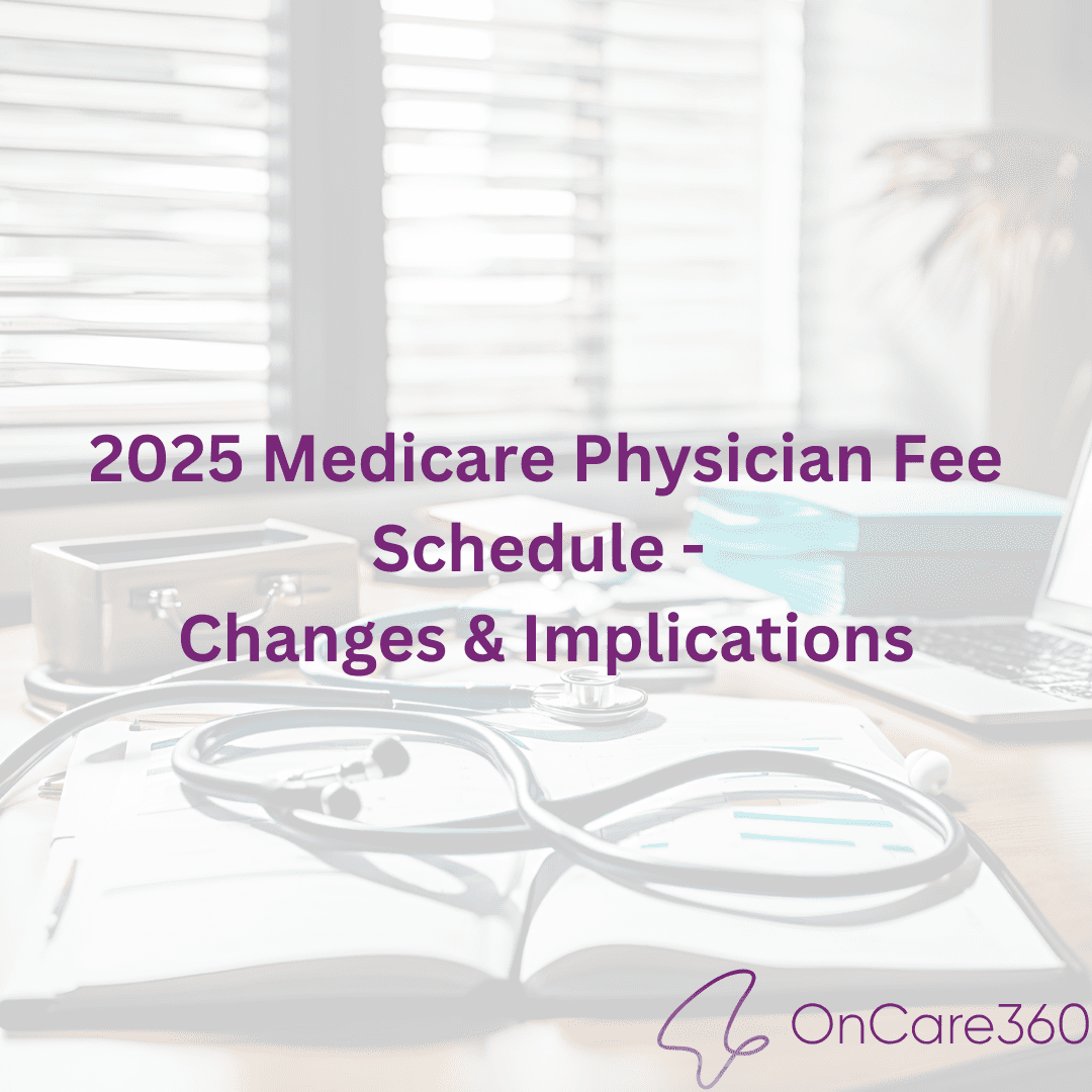 2025 Medicare Physician Fee Schedule Changes
