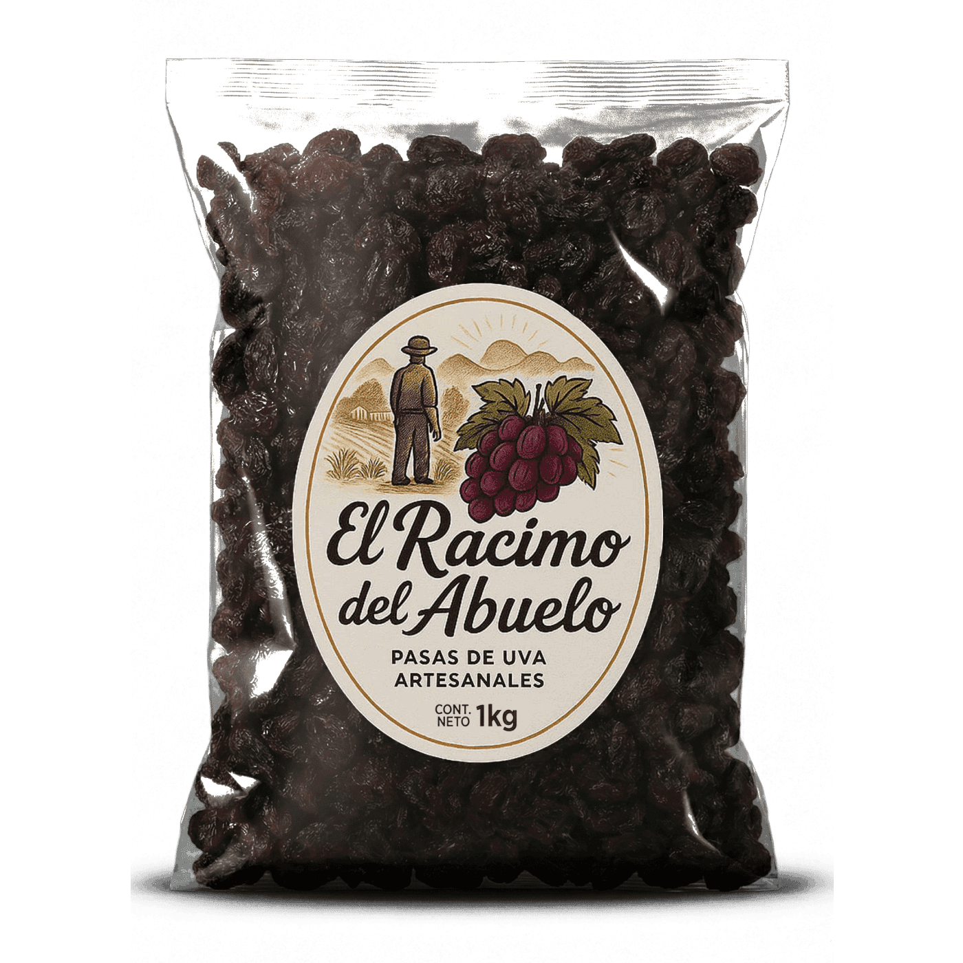 Un pack de pasas de uva de 150 gramos