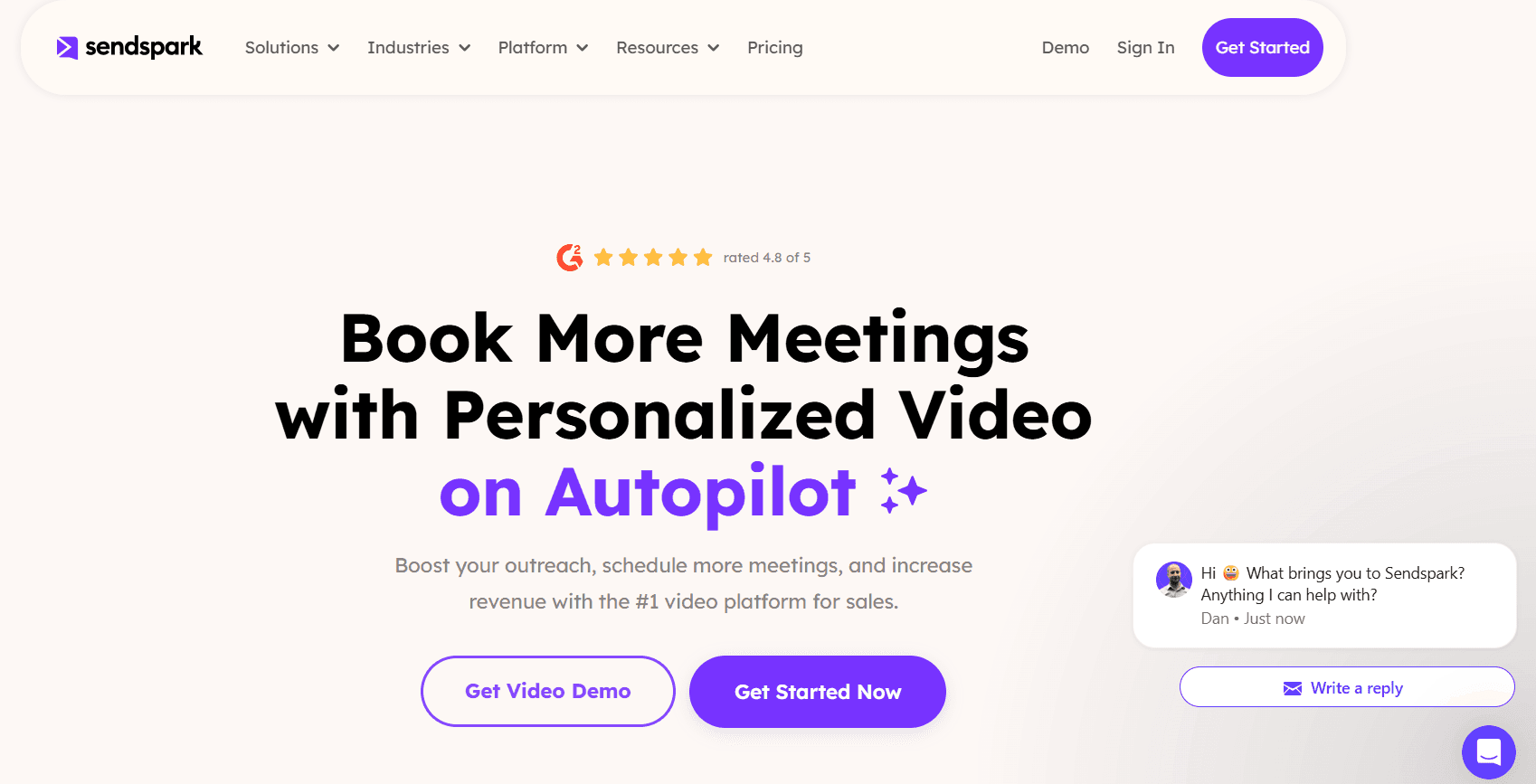 sendspaek- vidyard alternative