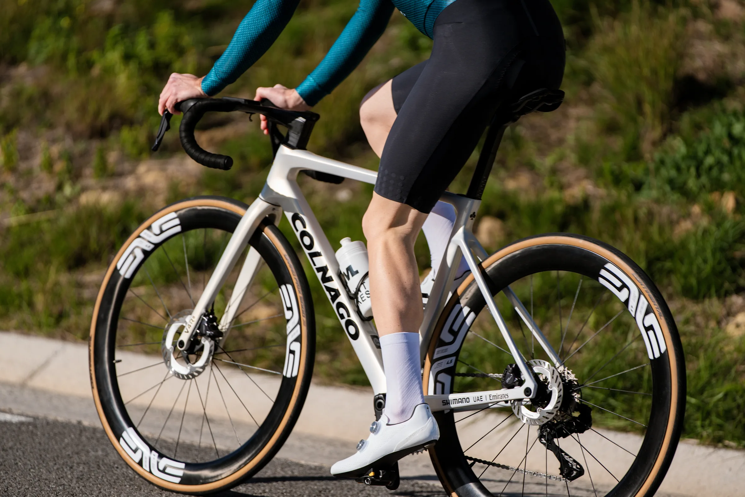 Close-up cycling detail from Barcelona athlete session, photo by Nolan Pardo