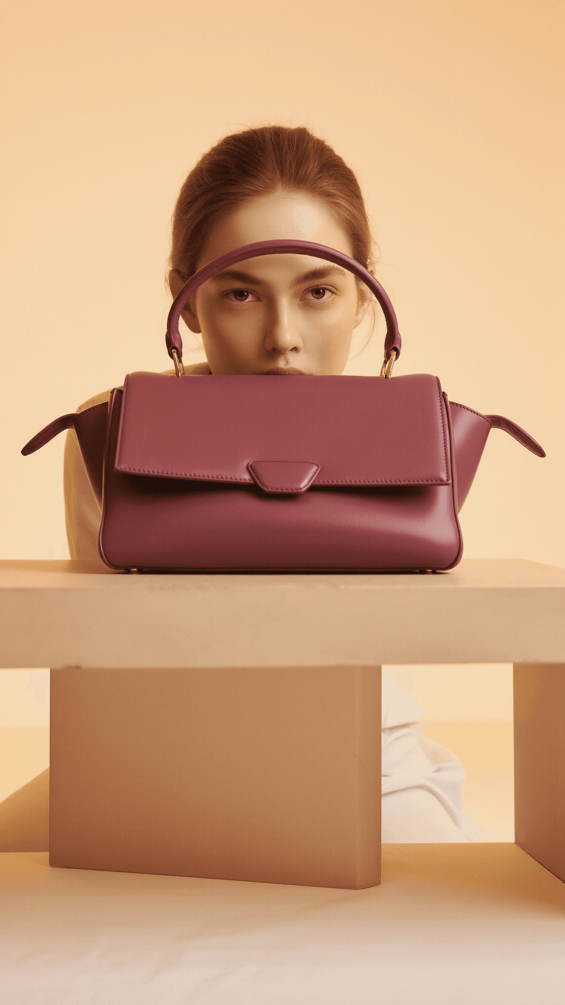 Close-up portrait of a person wearing a gray insulated hooded jacket with the hood up, showing their face framed by the hood against a light background.
