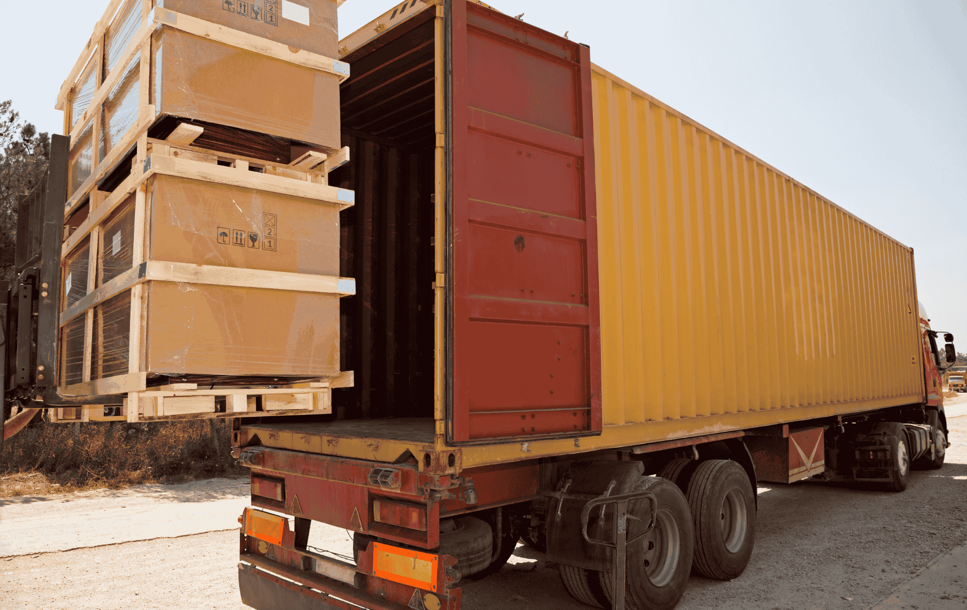 Fleet of heavy-duty transport trucks lined up for long-haul cargo delivery across Southern Africa.