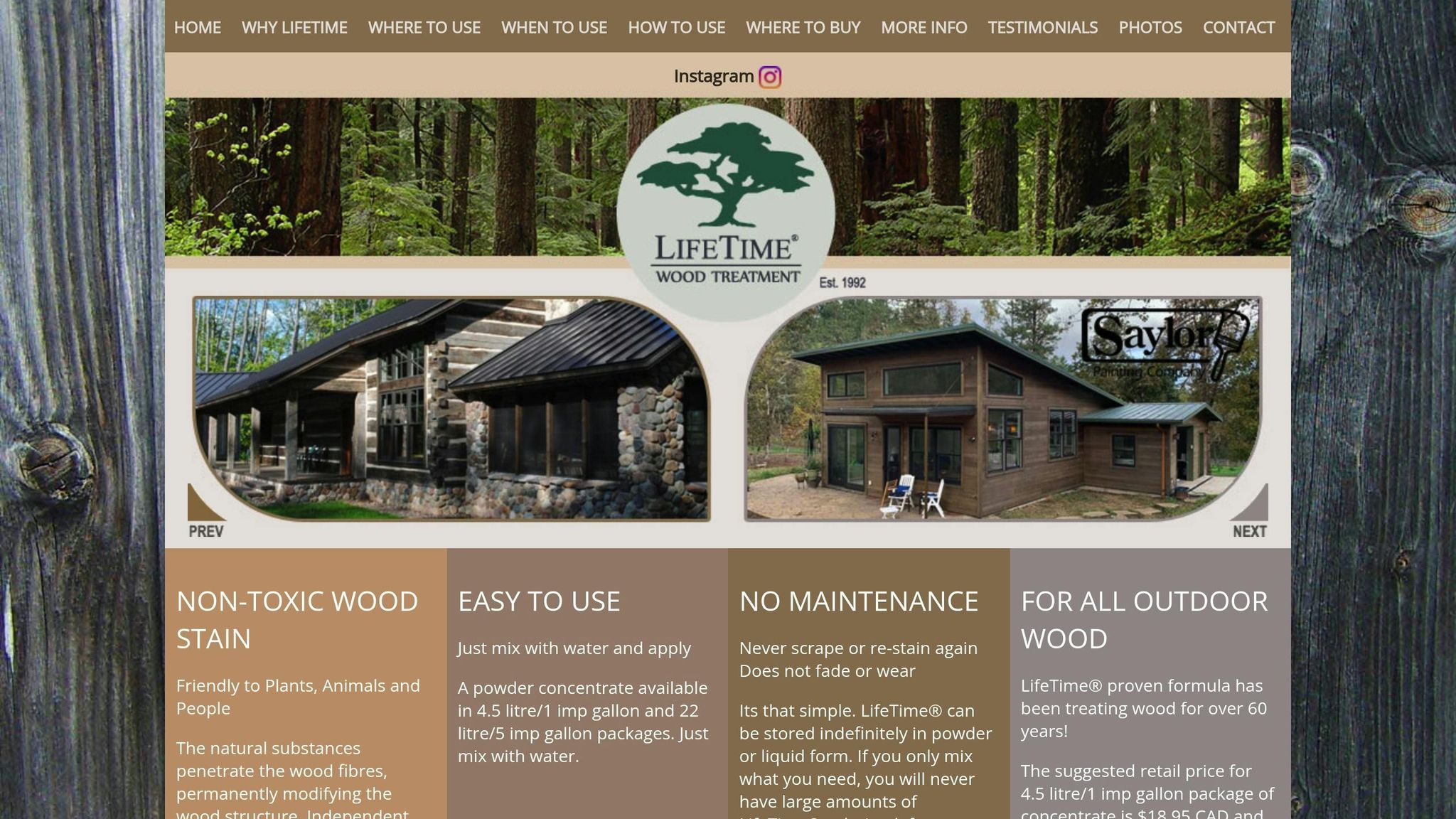 LifeTime Wood Treatment