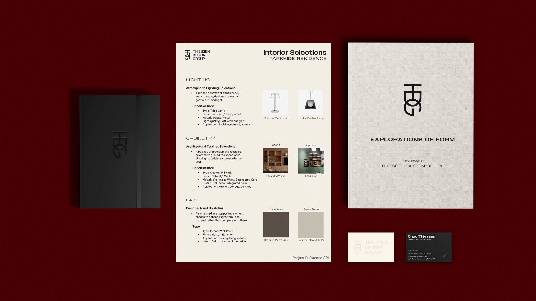 Thiessen Design Group Stationery