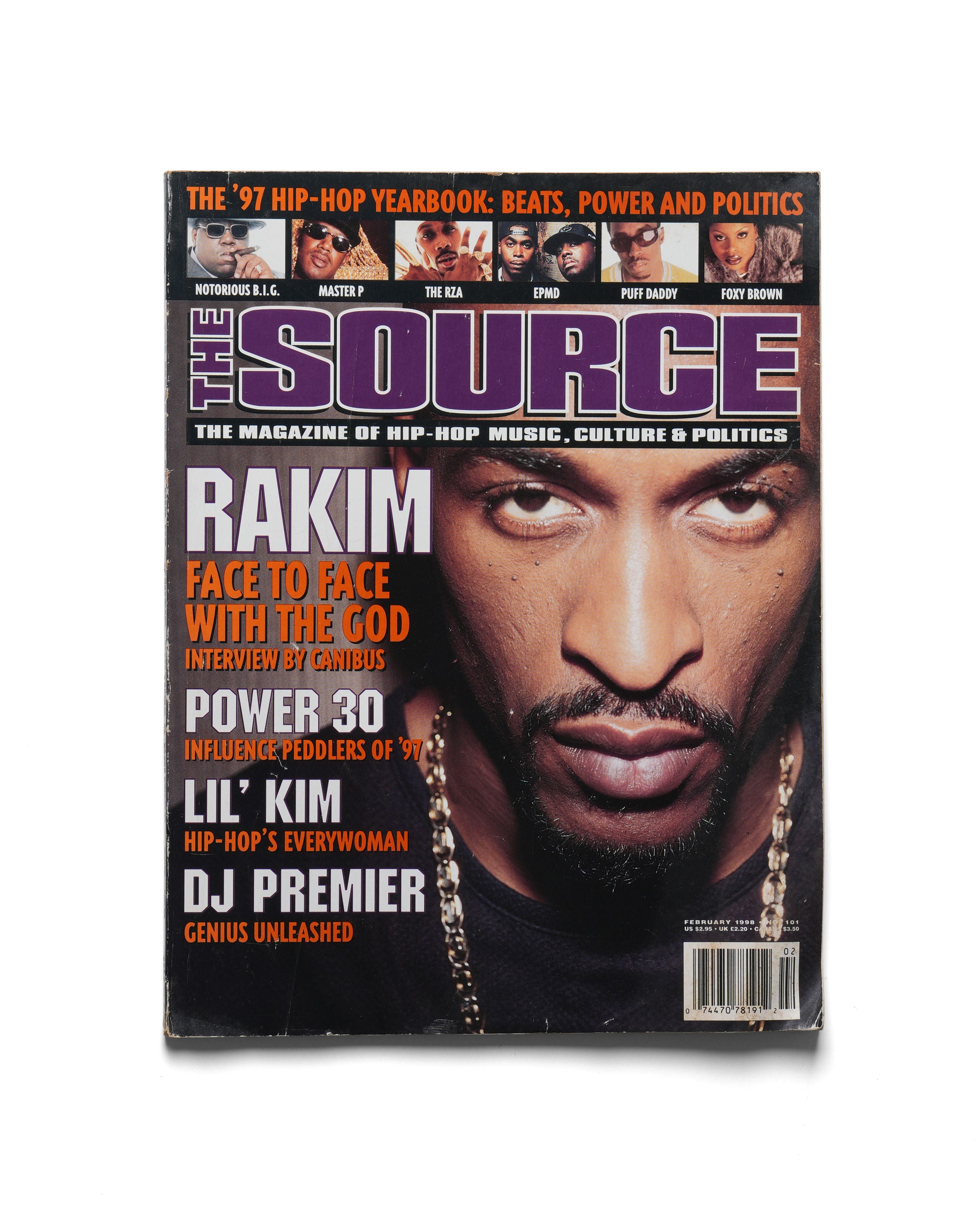 The Source - February 1998 - Front Cover