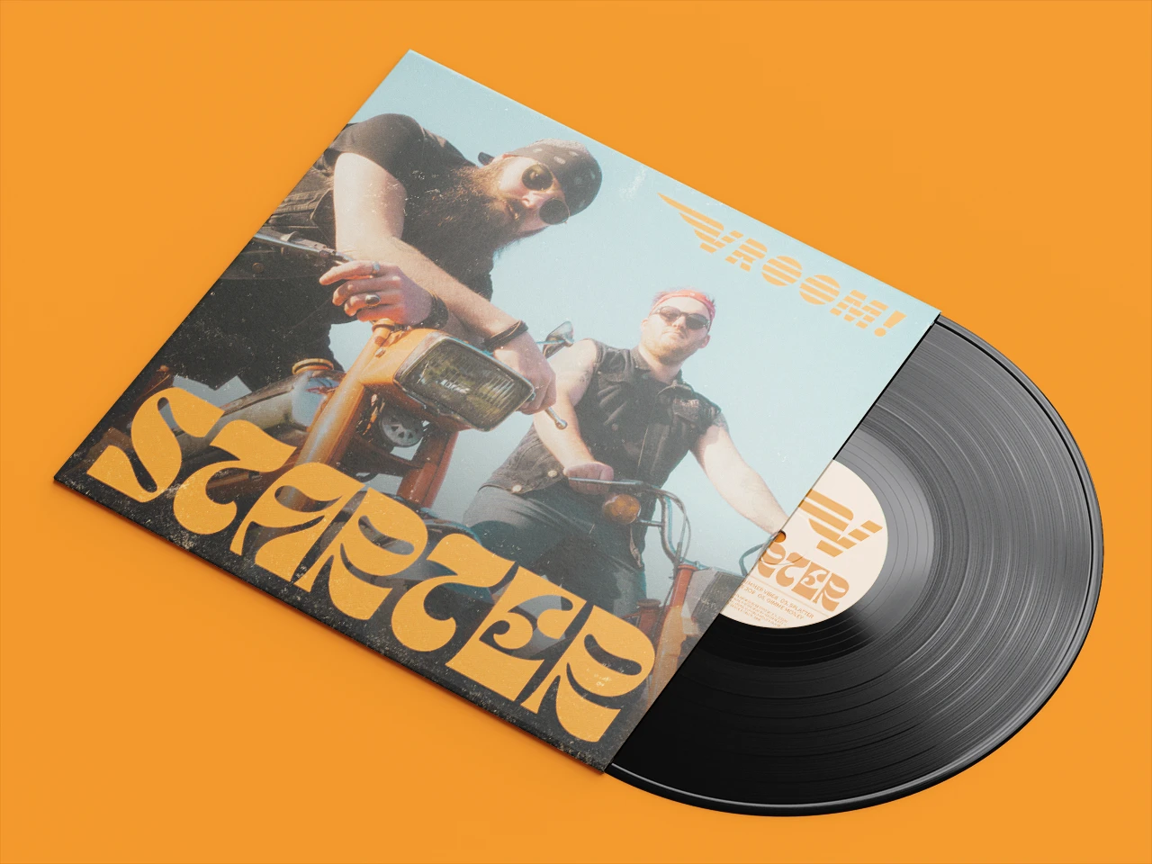 Vinyle de l'album "STARTER" de VROOM!