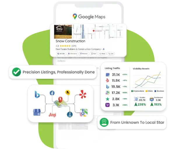 Coozmoo Local Listing Management for results for Snow Construction