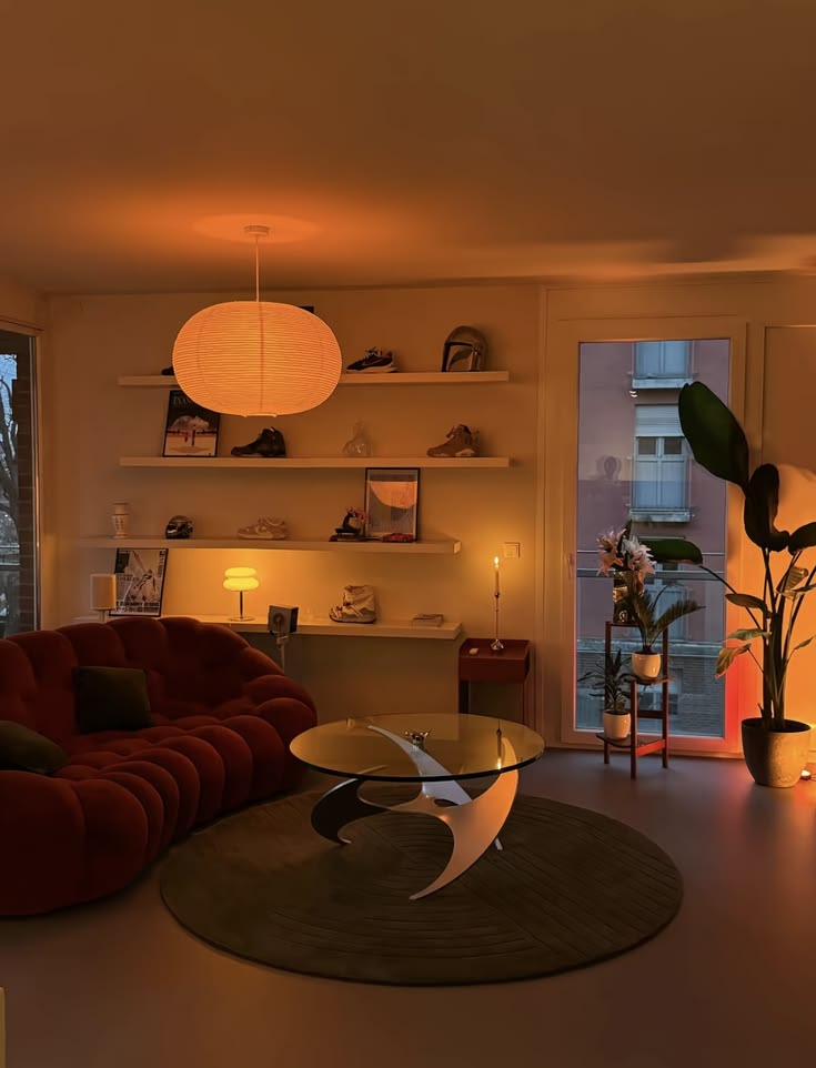 elegant bedroom with lamps