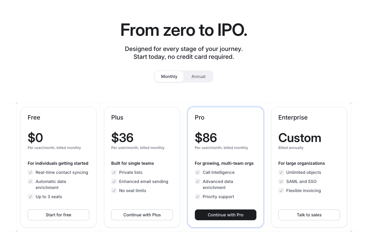 3 AI CRMs that Move Leads Automatically pricing attio