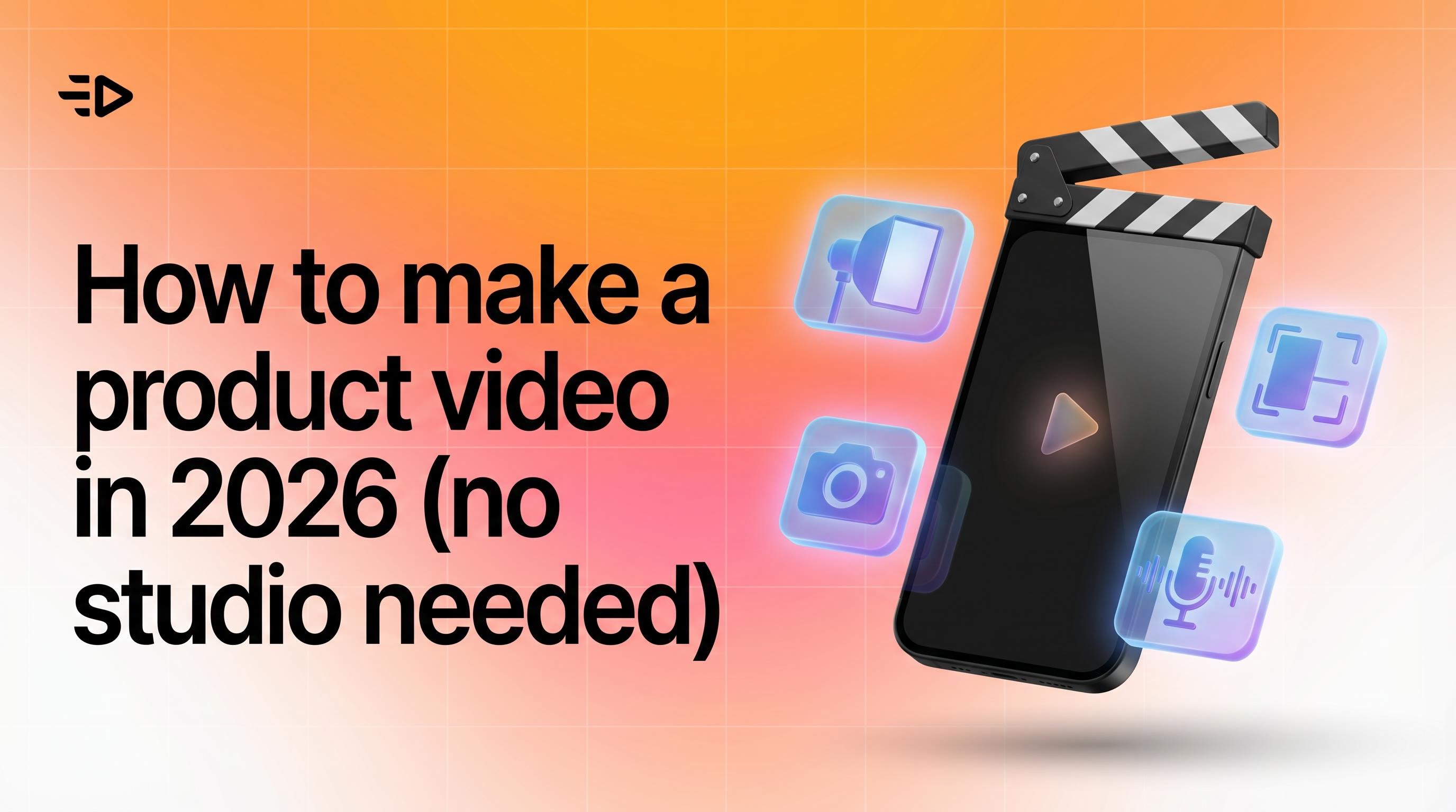 How to make a product video without studio