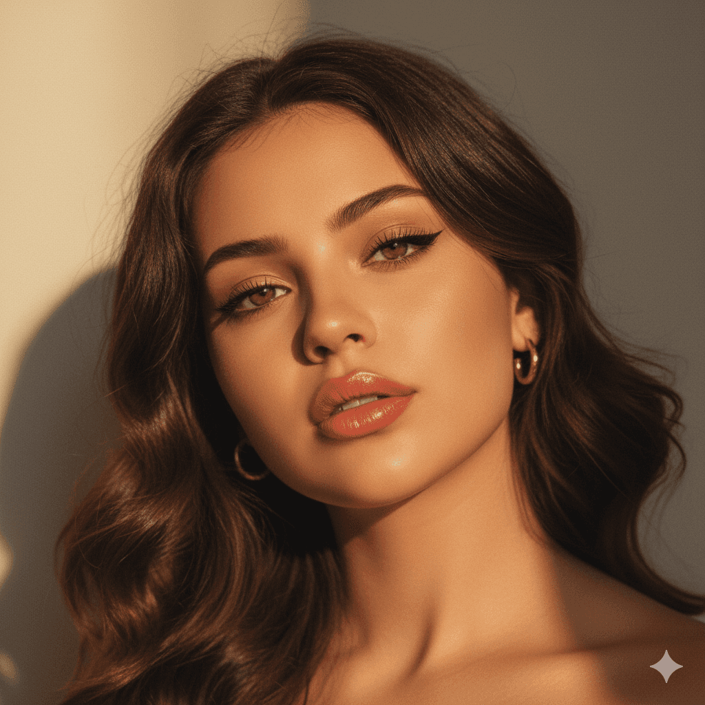 Woman looking at camera