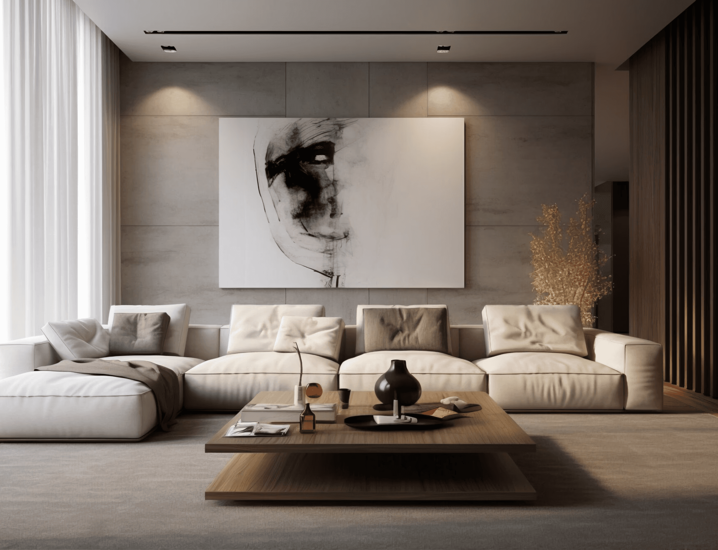 Futuristic interior