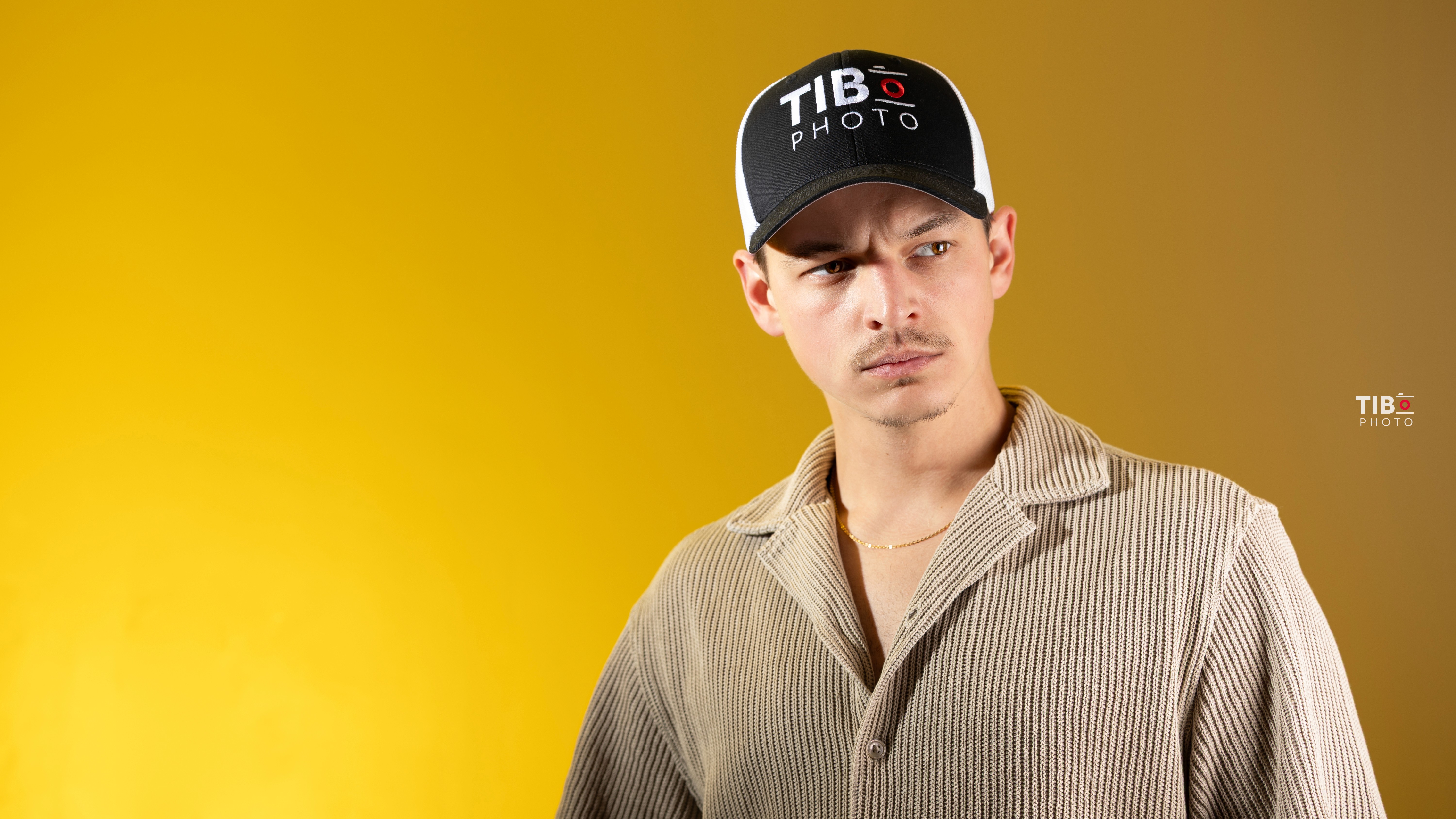 A black female model