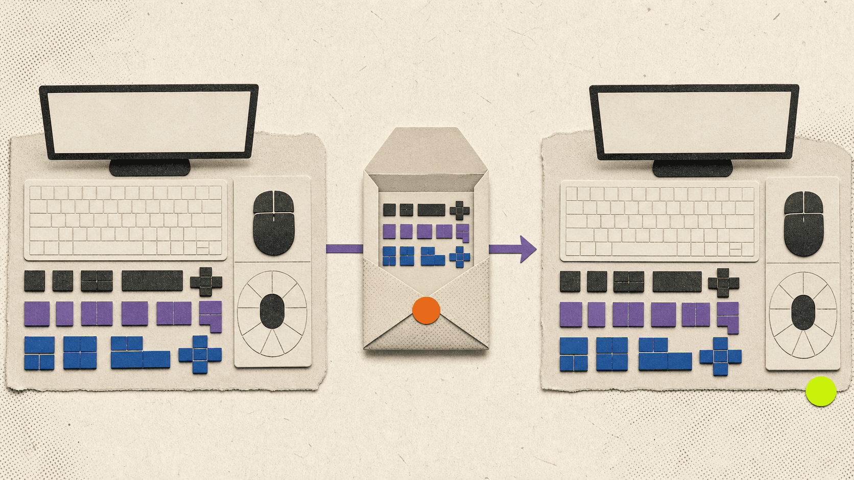 Matching CAD shortcut layouts connected by a file container as personalized settings move between workspaces