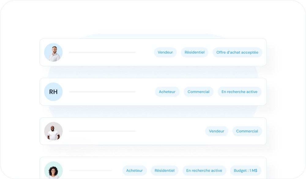 Une fiche contact complète et intuitive