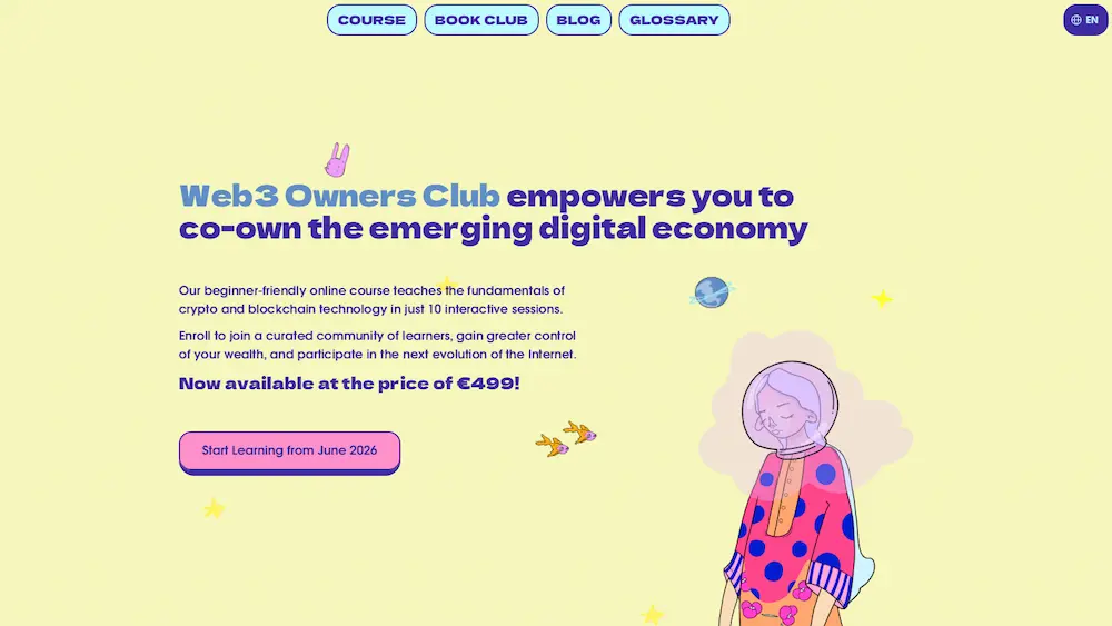 WEB3OWNERS CLUB WEB DESIGN