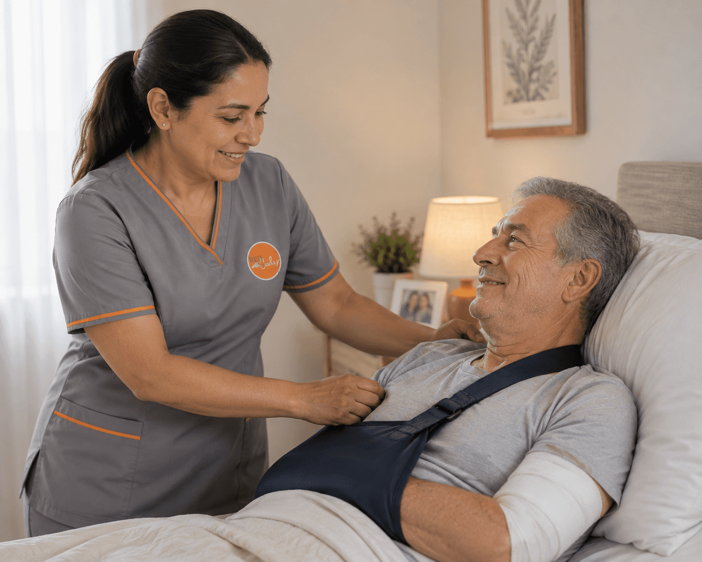 Apoyo sanitario y control de signos vitales bajo supervisión