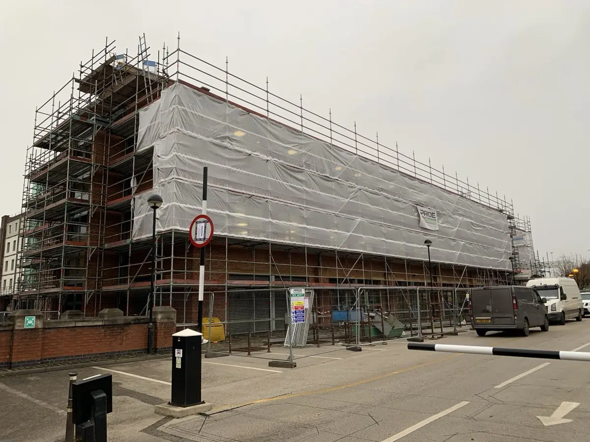 Heritage scaffolding project